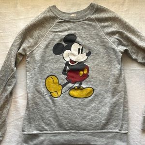 **SOLD Vintage 80s Disney Mickey Mouse grey sweat-shirt size: adult small